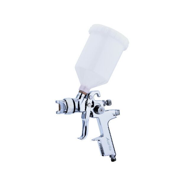 Краскопульт пневматичний HVLP верхній пластиковий бачок 600 мл, форсунка 1,4 мм AUARITA AB-17G-1.4, фото  | SNABZHENIE.com.ua