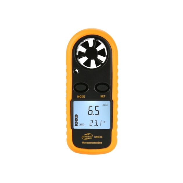 Цифровий анемометр 0,1-30м/с, -10-45°C BENETECH GM816 (GM816), фото  | SNABZHENIE.com.ua