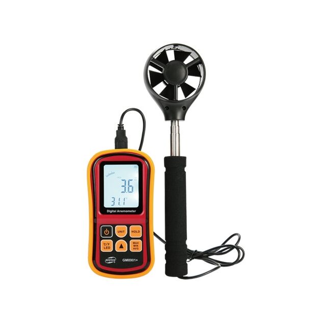 Анемометр-термометр BENETECH GM8901X (0,8-45 м/с, -10-45°C), фото  | SNABZHENIE.com.ua