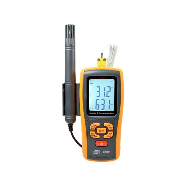 Термо-гігрометр Bluetooth 0-100%, -10-50°C BENETECH GM1361X, фото  | SNABZHENIE.com.ua