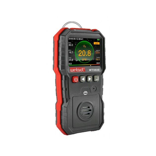 Газоанализатор кисню O2 (0-30% VOL) WINTACT WT8800, фото , зображення 3 | SNABZHENIE.com.ua