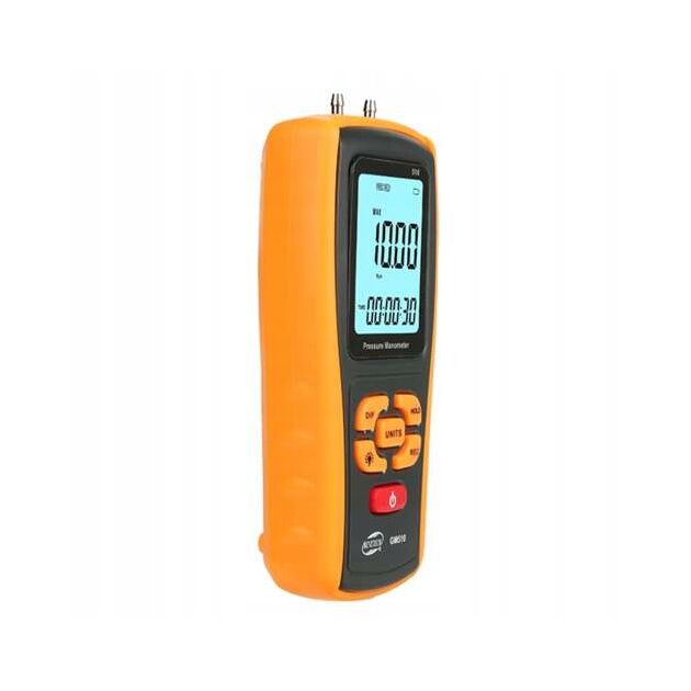 Микроманометр диференціального тиску USB, ±10 кПа BENETECH GM510, фото , зображення 2 | SNABZHENIE.com.ua