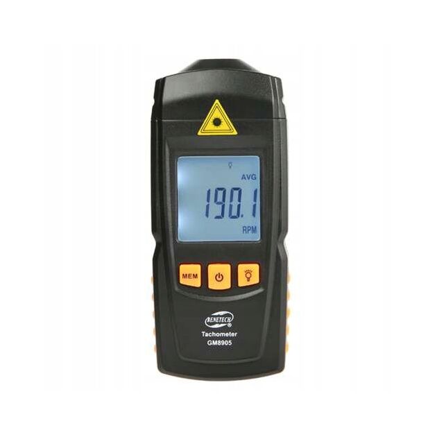 Тахометр безконтактний (2,5-99999 об/мин) BENETECH GM8905, фото , зображення 2 | SNABZHENIE.com.ua