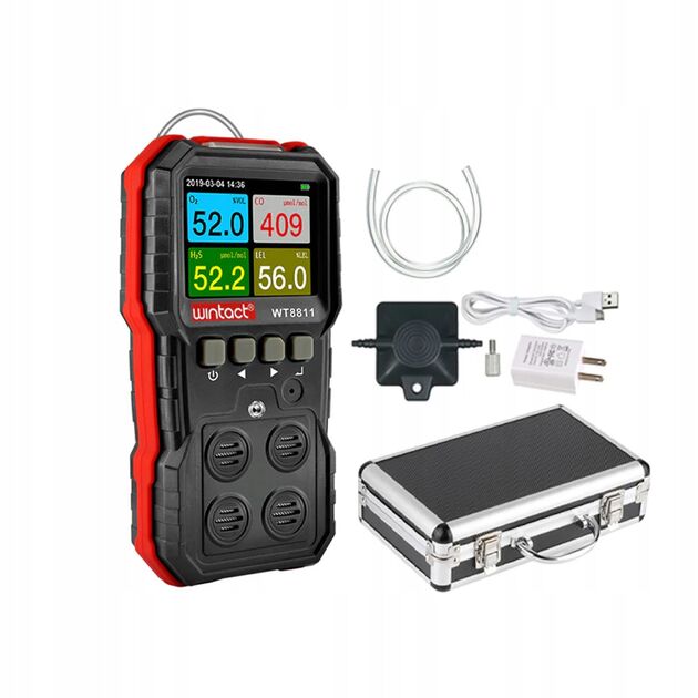 Газоанализатор WINTACT WT8811 4-в-1, фото  | SNABZHENIE.com.ua