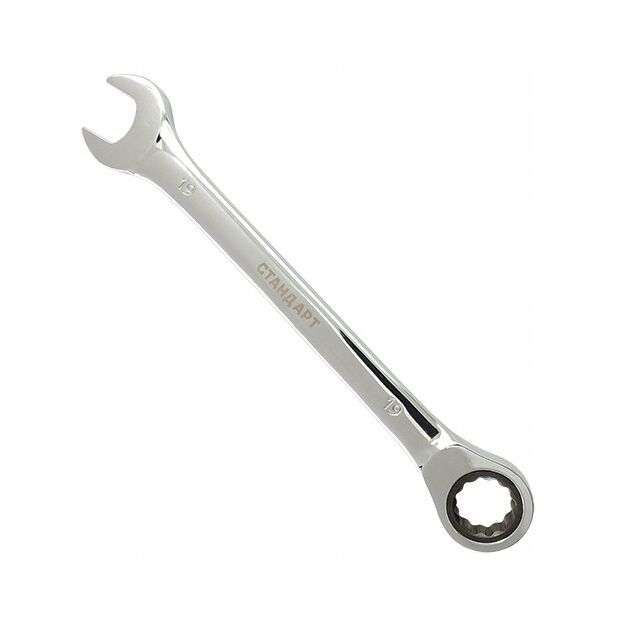 Ключ комбинированный трещоточный 12мм СТАНДАРТ GW12ST, фото  | SNABZHENIE.com.ua