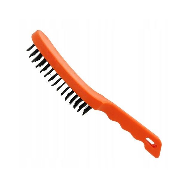 Щетка зачистная ручная 6-рядная с пластиковой ручкой СТАНДАРТ, фото  | SNABZHENIE.com.ua