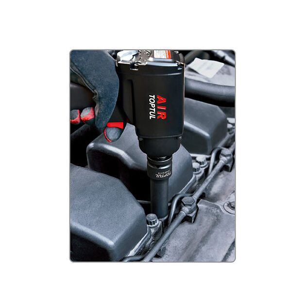 Набір головок довгих ударних 3/4 E18, E20, E22, E24, 17мм, 19мм 6 ед. TOPTUL JGAI0602, фото , зображення 2 | SNABZHENIE.com.ua