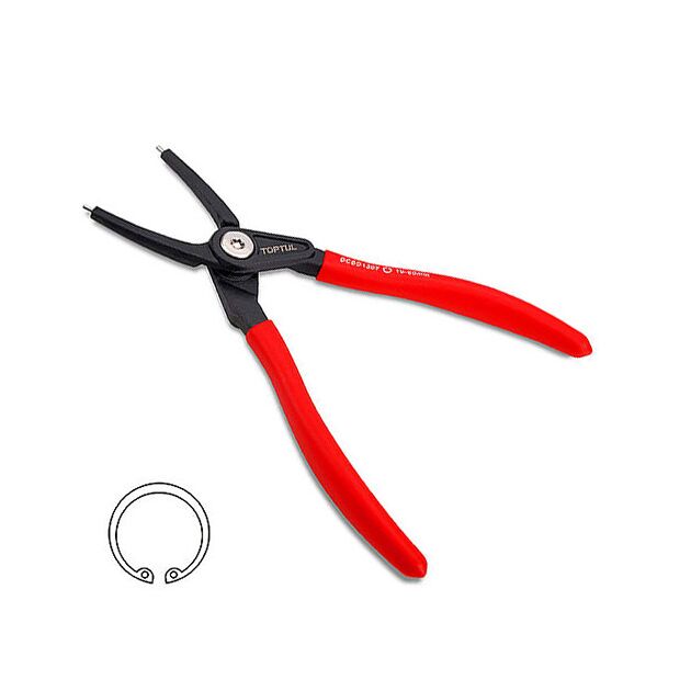 Круглогубцы съемник стопорных колец 9" усиленные TOPTUL DCBD1309, фото  | SNABZHENIE.com.ua