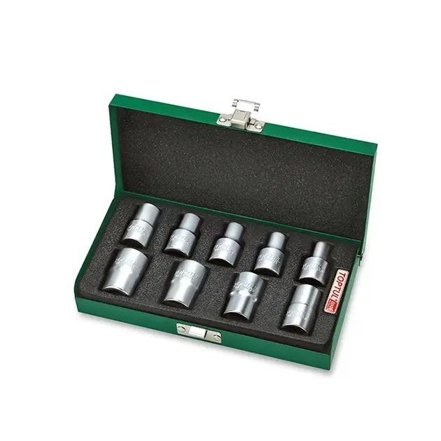 Набор головок TORX 1/2 E10-E24 9ед. (звезда Давида) TOPTUL, фото  | SNABZHENIE.com.ua