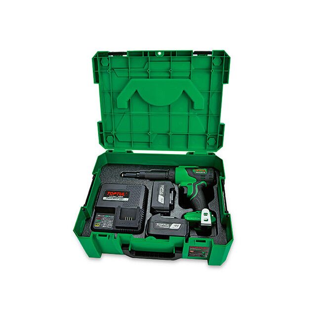 Электрозаклепочник 3.2, 4.0, 4.8, 6.4мм 9000N 0-1422об/мин  TOPTUL KPR-064ME, фото , зображення 2 | SNABZHENIE.com.ua