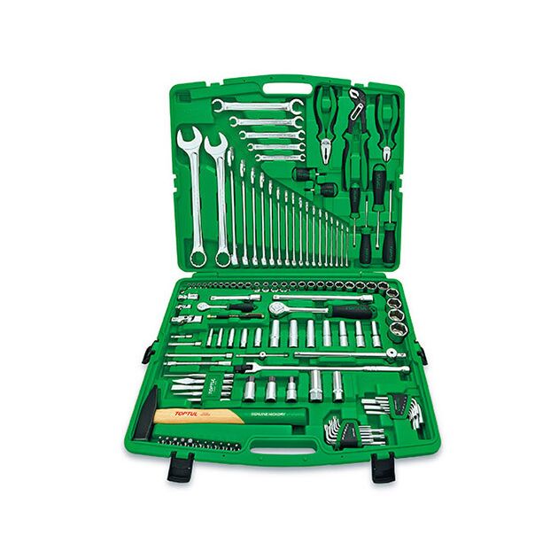 Универсальный набор инструментов TOPTUL GCAI130T1, 130 ед. (1/4, 1/2), фото  | SNABZHENIE.com.ua