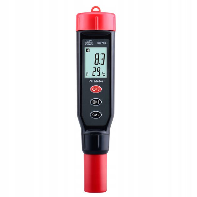 Измеритель pH и температуры BENETECH GM760, 0-14 pH (+/-0,1%), фото , изображение 2 | SNABZHENIE.com.ua