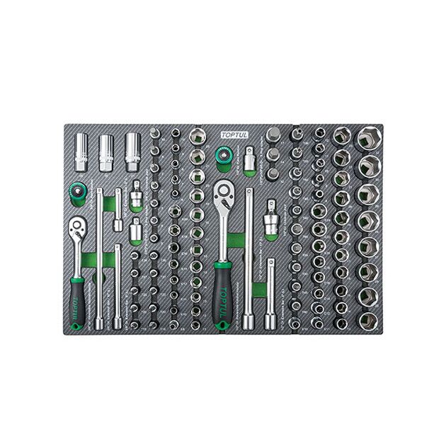 Набор инструмента TOPTUL GEDA429 3/8, 1/2, 104 ед. в ложементе, фото  | SNABZHENIE.com.ua