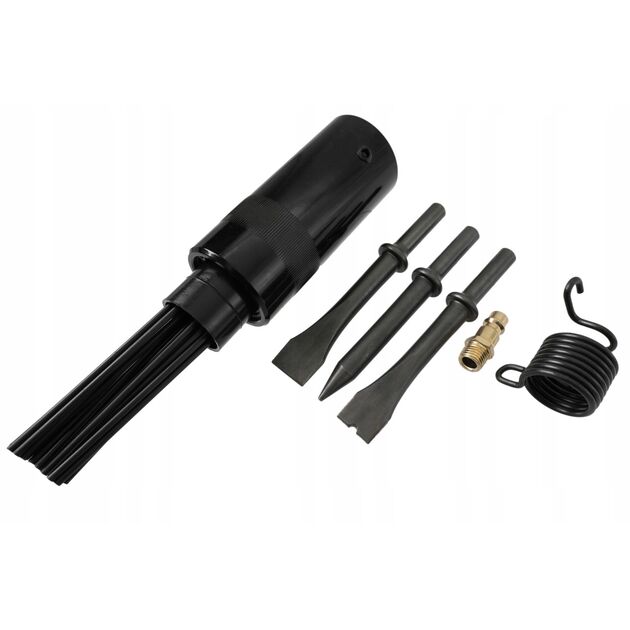 Пневмомолоток 2 в 1 с набором зубил и игольчатой насадкой AIRKRAFT AT-8039DA, фото , зображення 2 | SNABZHENIE.com.ua