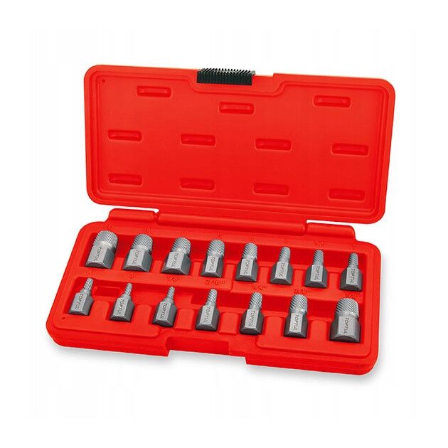 Набір екстракторів 15 ед. (3-14 мм, 1/8-1/2) TOPTUL JGAI1503, фото  | SNABZHENIE.com.ua