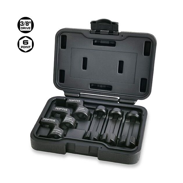 Набор головок для снятия датчиков температуры выхлопных газов 6ед. TOPTUL JGAI0604, фото , изображение 2 | SNABZHENIE.com.ua