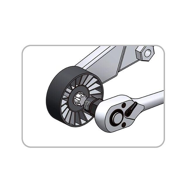 Головка 1/2" Ribe M10S для натяжителя ремня TOYOTA  TOPTUL JDDF1610, фото , изображение 2 | SNABZHENIE.com.ua