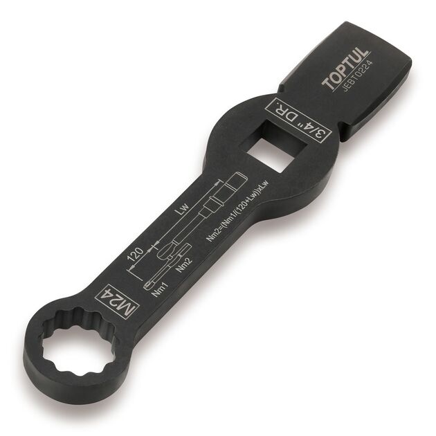 Ключ ударный 3/4" M24 для тормозного суппорта SAF  TOPTUL JEBT0224, фото  | SNABZHENIE.com.ua