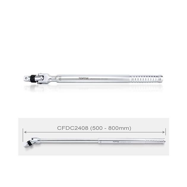 Вороток 3/4" телескопический 500-800мм с шарниром (с фиксатором)  TOPTUL CFDC2408, фото , изображение 2 | SNABZHENIE.com.ua