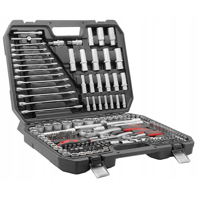 Набор инструмента комбинированный 1/4"&3/8"&1/2" 216ед. СТАНДАРТ ST-0216, фото  | SNABZHENIE.com.ua