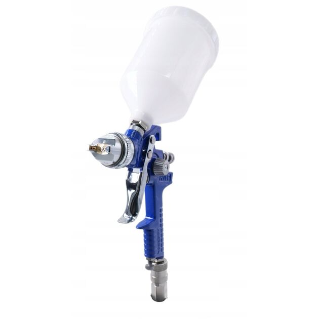 Краскопульт пневматический HVLP бачок 600мл, форсунка 1,7мм AIRKRAFT H827P1-1.7, фото , изображение 2 | SNABZHENIE.com.ua