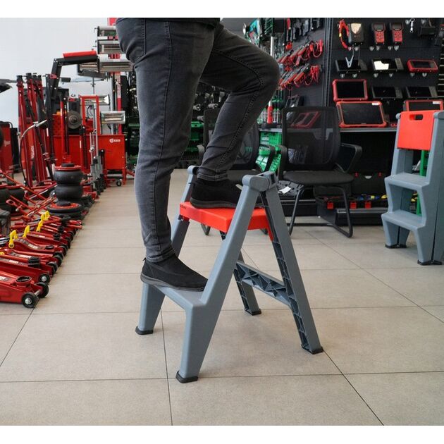 Трехступенчатая мини лестница-стремянка до 150кг GI36003 G.I.KRAFT, фото , зображення 3 | SNABZHENIE.com.ua