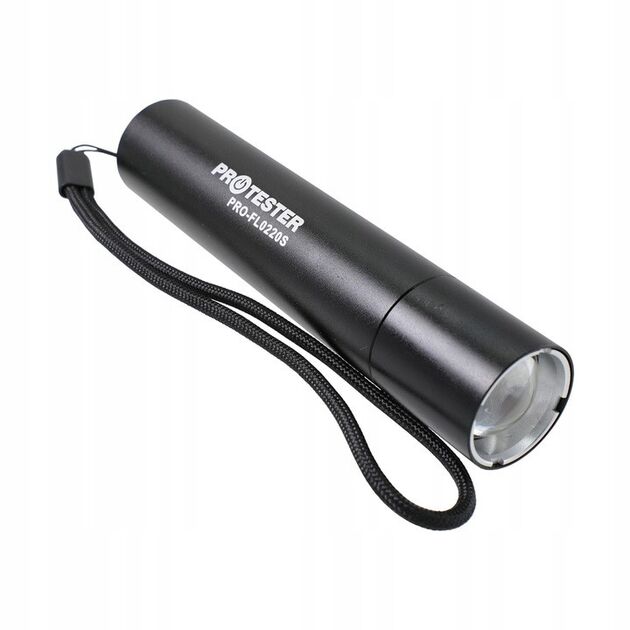 Фонарик светодиодный (LED) ZOOM (+функция Powerbank)  PROTESTER PRO-FL0220S, фото , зображення 2 | SNABZHENIE.com.ua