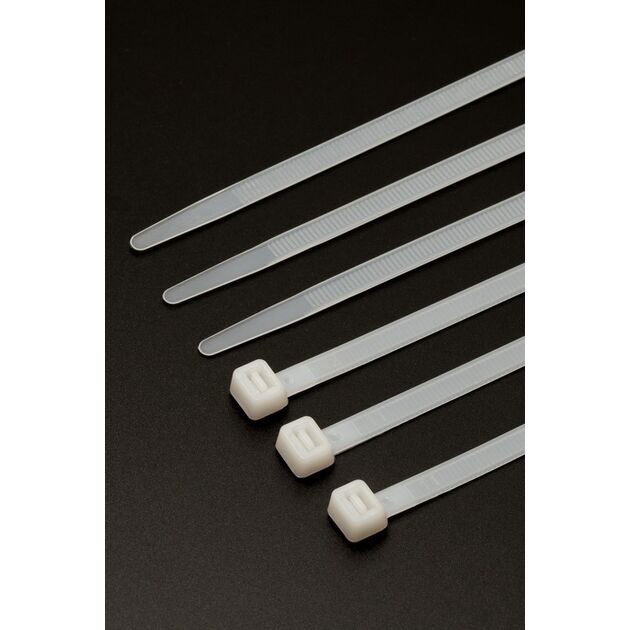 Хомут пластиковий MASTERTOOL 3.6х200 мм 100 шт білий 20-1807, фото  | SNABZHENIE.com.ua