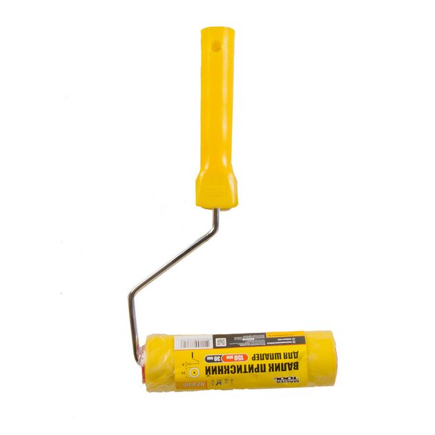 Валик прижимний для шпалер MASTERTOOL 40/150 мм Ø 6 мм з ручкою 92-6415, фото , зображення 3 | SNABZHENIE.com.ua