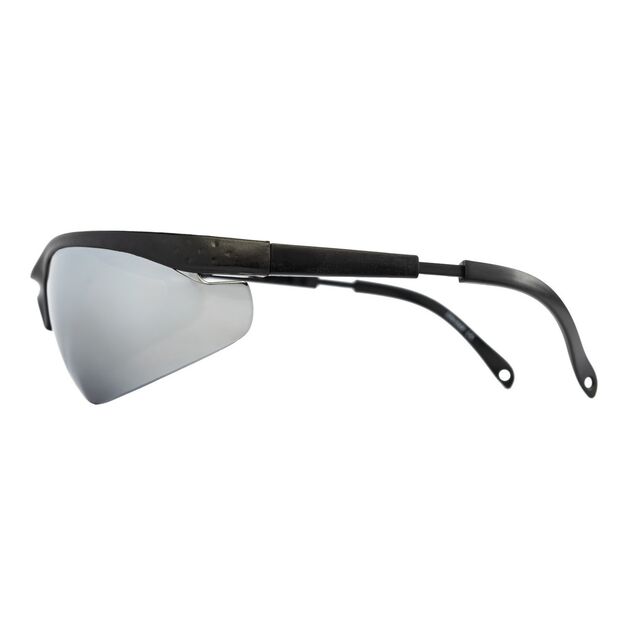 Очки відкриті MASTERTOOL SPORTLINE SILVER MIRROR захист від подряпин ANTI-SCRATCH регульовані дужки 82-0003, фото , зображення 2 | SNABZHENIE.com.ua