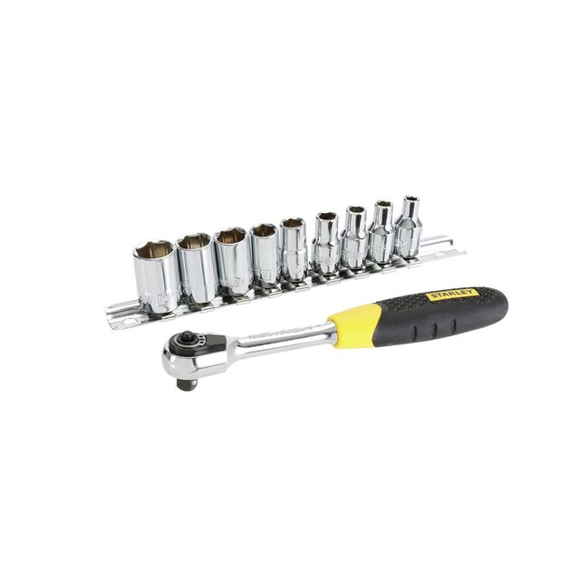 Набор торцевых головок STANLEY MicroTough, 1/4", М4-13 мм, 10 шт., фото  | SNABZHENIE.com.ua