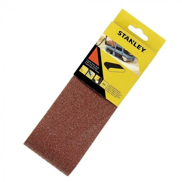 Шлифовальная лента STANLEY 75x457 мм, P60, 3 шт/уп (STA33096-XJ), фото  | SNABZHENIE.com.ua
