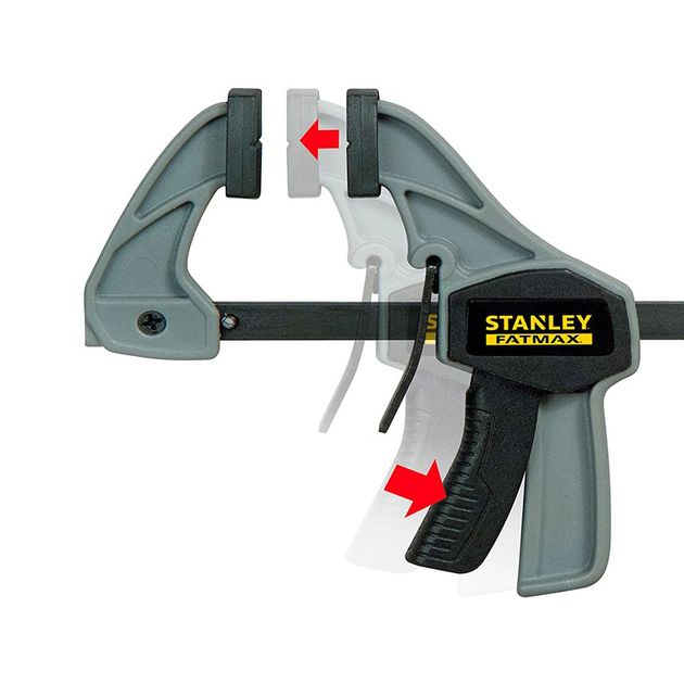 Струбцина триггерная автоматическая STANLEY FATMAX S 120 мм, фото , изображение 3 | SNABZHENIE.com.ua Струбцина триггерная автоматическая STANLEY FATMAX S 120 мм, фото , изображение 3 | SNABZHENIE.com.ua