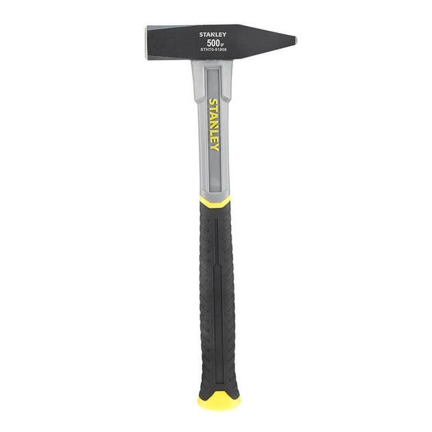 Молоток слесарний STANLEY Fiberglass, зі скловолоконною прорезиненою ручкою, 500 г (STHT0-51908), фото , зображення 3 | SNABZHENIE.com.ua Молоток слесарний STANLEY Fiberglass, зі скловолоконною прорезиненою ручкою, 500 г (STHT0-51908), фото , зображення 3 | SNABZHENIE.com.ua