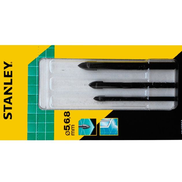 Набор сверл по керамической плитке STANLEY, 3 шт., 5-8 мм., фото  | SNABZHENIE.com.ua