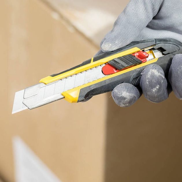Нож STANLEY FatMax 18 мм с отламывающимся лезвием, 170 мм, фото , изображение 2 | SNABZHENIE.com.ua Нож STANLEY FatMax 18 мм с отламывающимся лезвием, 170 мм, фото , изображение 2 | SNABZHENIE.com.ua