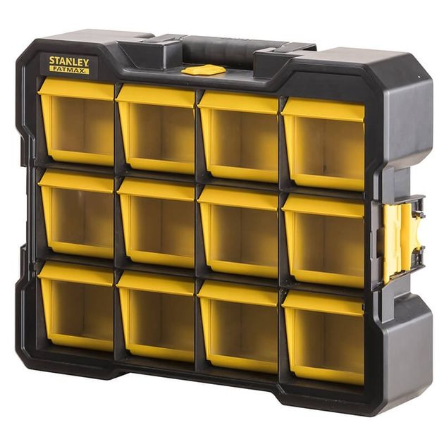 Органайзер STANLEY FatMax 12 ячеек, макс. вес 7 кг, 450x356x105 мм, фото  | SNABZHENIE.com.ua