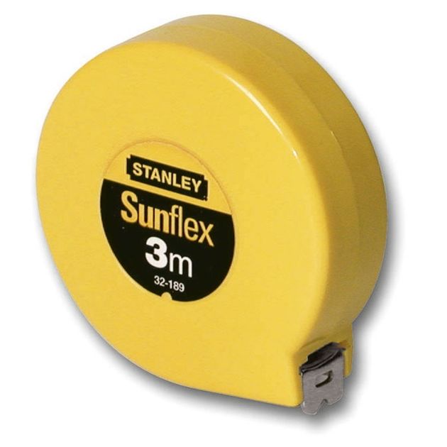 Рулетка STANLEY Sunflex 3 м без фиксатора (0-32-189), фото  | SNABZHENIE.com.ua