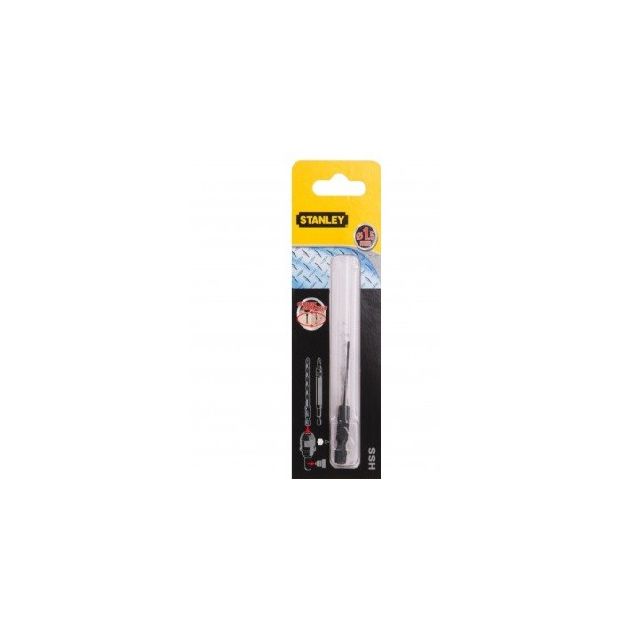 Сверло STANLEY SUPER-LOCK 1/4" 2.5x71/35 мм для металла и дерева, фото  | SNABZHENIE.com.ua