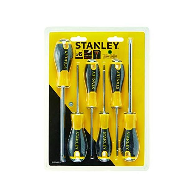 Набор отверток STANLEY Essential, 6 шт. (STHT0-60214), фото  | SNABZHENIE.com.ua