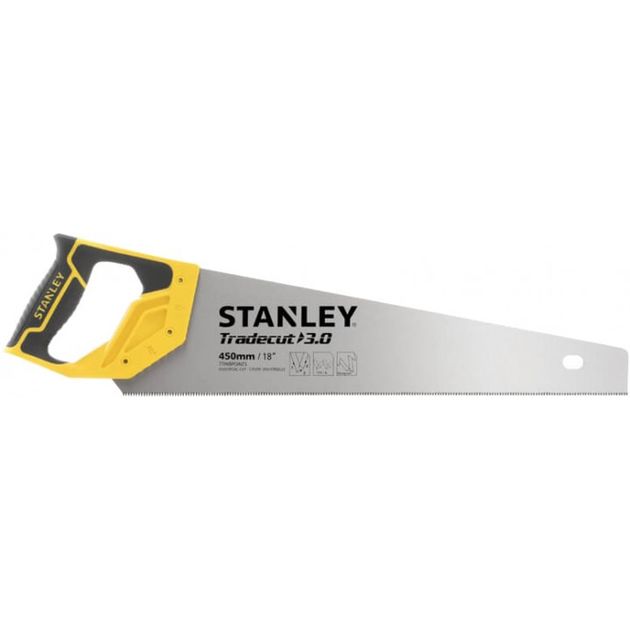 Ножовка по дереву STANLEY Tradecut, 450 мм, 7 зубьев (STHT20354-1), фото  | SNABZHENIE.com.ua