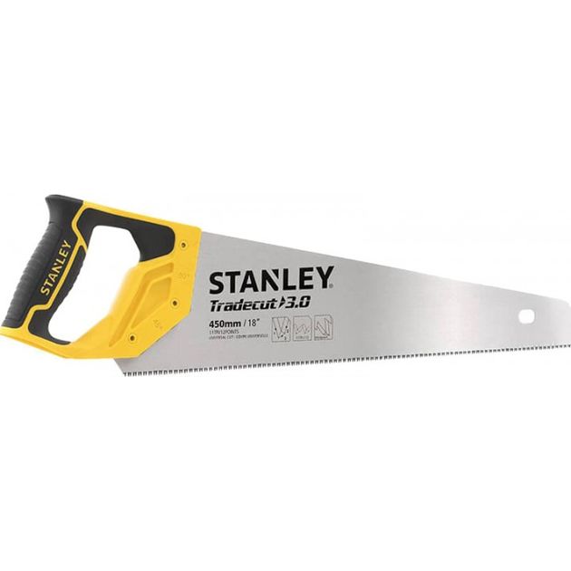Ножовка по дереву STANLEY Tradecut, 450 мм, 11 зубьев, фото  | SNABZHENIE.com.ua