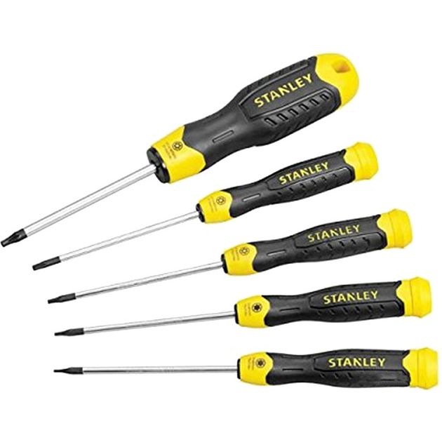 Набор отверток STANLEY Cushion Grip TORX T5-T10, 5 шт., фото  | SNABZHENIE.com.ua