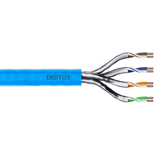 Кабель "вита пара" DIGITUS CAT 6A U-FTP, 305м, AWG 23/1, LSZH-1, Cca, синій, фото  | SNABZHENIE.com.ua