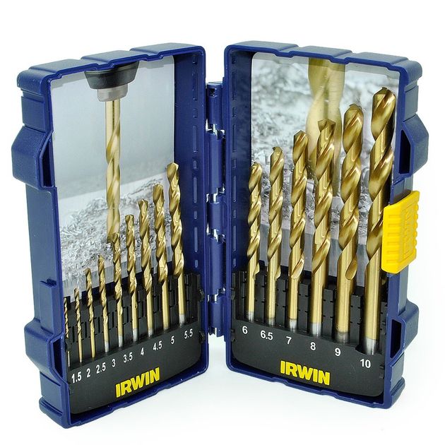 Набор сверл HSS PRO TITANIUM 15 шт IRWIN (10503991), фото  | SNABZHENIE.com.ua