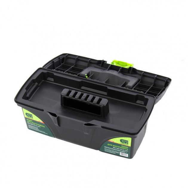 Ящик для інструмента 324 х 165 х 137 мм (13), пластик СИБРТЕХ (90803C), фото , зображення 2 | SNABZHENIE.com.ua