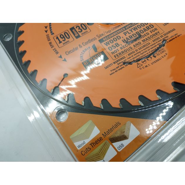 Диск пильный 190 х 30 мм, Z 42, для поперечного пиления CMT, фото , изображение 9 | SNABZHENIE.com.ua