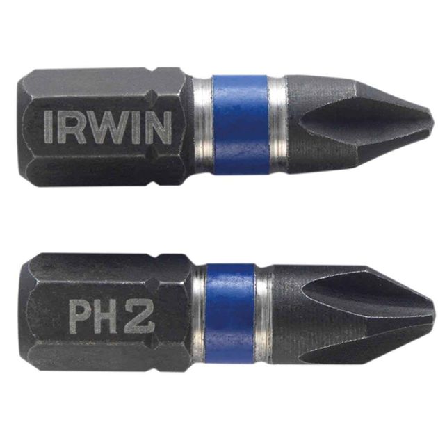 Бита IMPACT PH2 1/4" 25 мм 20 шт, IRWIN (1923321), фото  | SNABZHENIE.com.ua