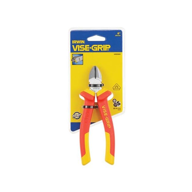 Кусачки диагональные диэлектрические IRWIN 6" 1000V VDE (10505865), фото  | SNABZHENIE.com.ua