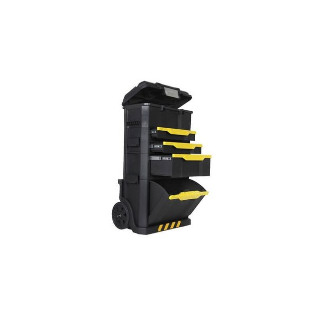 Ящик STANLEY MODULAR ROLLING WORKSHOP, 866 х 488 x 348 мм, на колесах, пластиковий (1-79-206), фото  | SNABZHENIE.com.ua